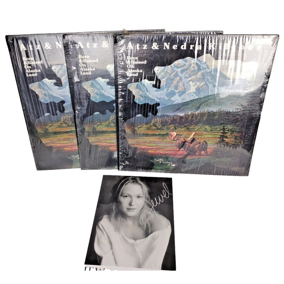 Kilcher and Jewel Other - JEWEL Signed Autographed 8x10 Photo 3 New Record LP's From Her Dad Atz Kilcher